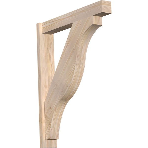 Ekena Millwork Funston Block Smooth Outlooker, Douglas Fir, 5 1/2"W x 32"D x 40"H OUT06X32X40FST05SDF - main